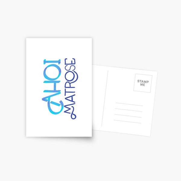 Ahoy Sailor Postcard