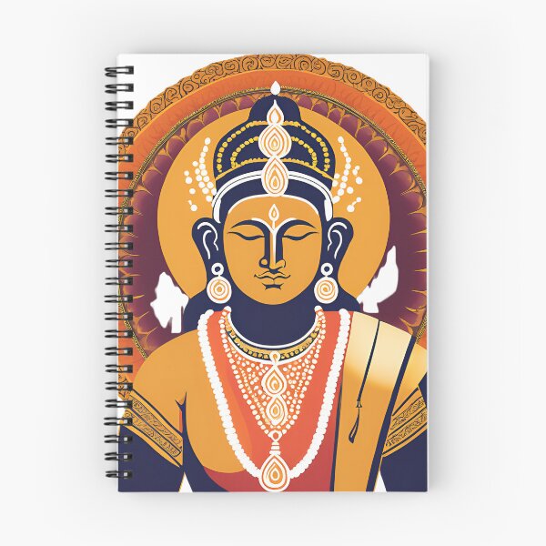 Item preview, Divine Art of Lord Ram - Spiritual & Mythological Designs designed and sold by WeirdSketcher.