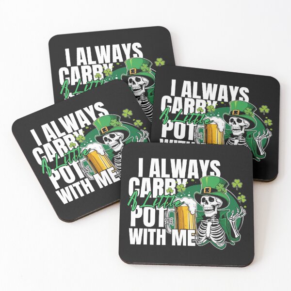 Item preview, I Always Carry A Little Pot With Me - Funny Saint Patrick's Day  designed and sold by VividPrints Store (+7k ⭐⭐⭐⭐⭐).