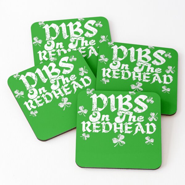 Item preview, Funny Irish St Patricks Day Shamrock Dibs On The Redhead designed and sold by VividPrints Store (+7k ⭐⭐⭐⭐⭐).