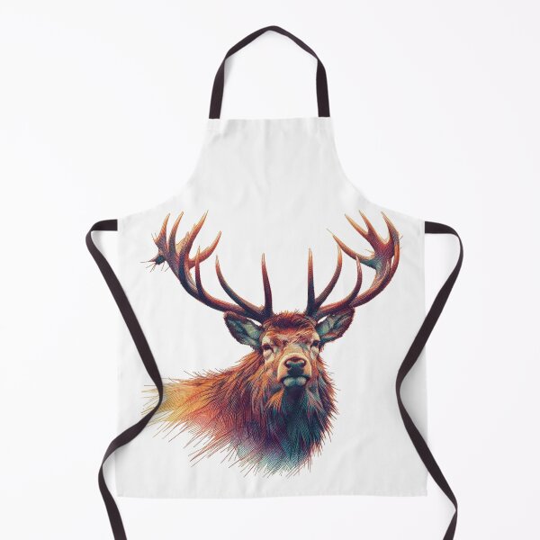 Item preview, Scottish Highland Stag Sketch Abstract Retro Sketch designed and sold by MaedK.