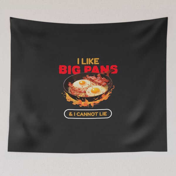 Item preview, I Like Big Pans And I Cannot Lie   Funny Cooking  T-Shirt  designed and sold by ngedupdorjee.
