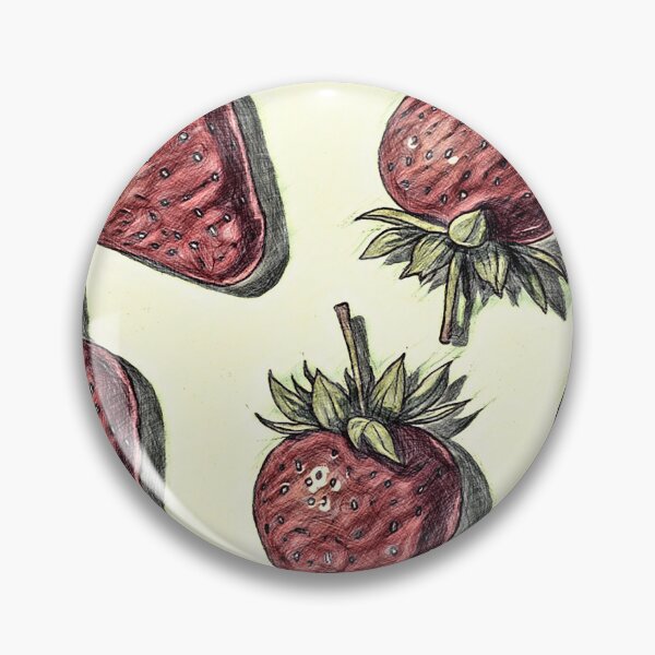Item preview, Vintage dolled up Strawberry designed and sold by Hen-C-Art.