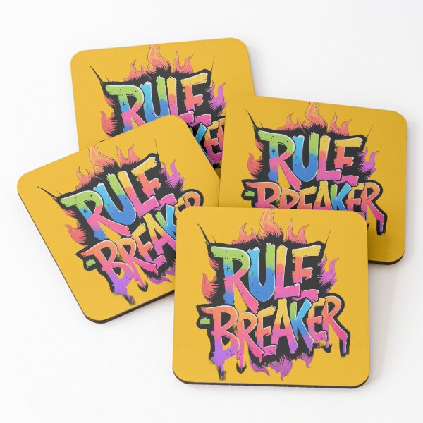 Artikelvorschau, Rule Breaker Feurige Graffiti Fette bunte Kunst entworfen und verkauft von ArtComixHaven.