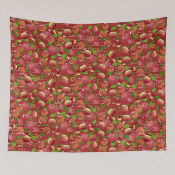 Item preview, Apple Jelly Recipe on Red Smudge Halfdrop designed and sold by Art in My Loft.