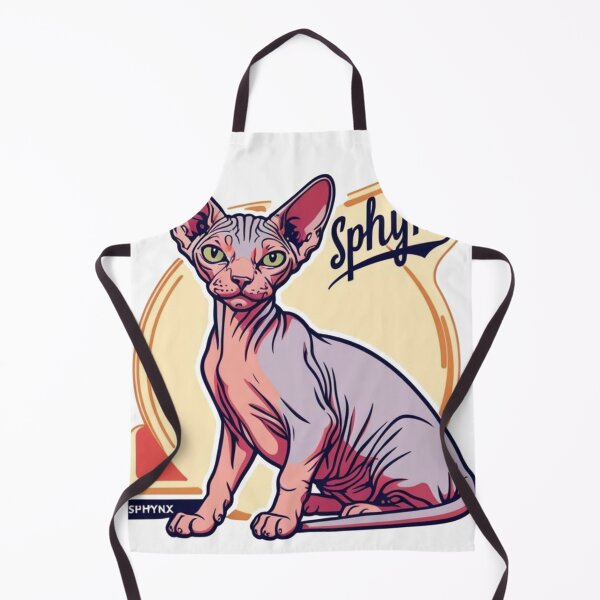 Item preview, Sphynx Cat Retro Vintage designed and sold by hemp3x.