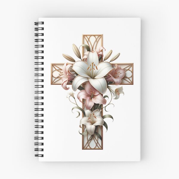 Item preview, Cross and Lilies designed and sold by CraftsEtc.