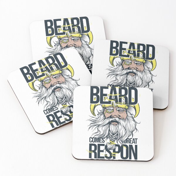 Item preview, Viking Beard Humor T-Shirt | Great Responsibility designed and sold by DreamDestiny.