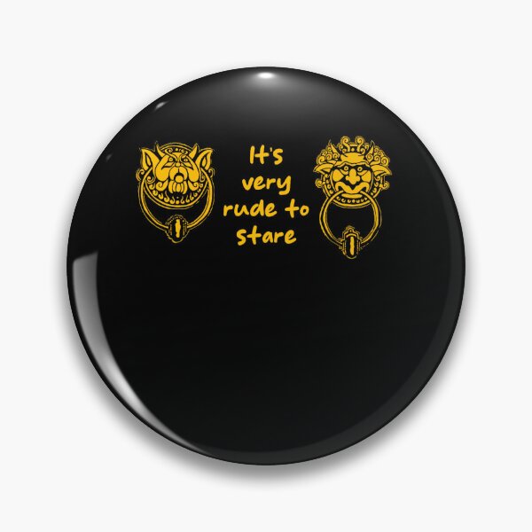 Item preview, It's Very Rude To Stare Door Knocker Movie designed and sold by Mimoun9.