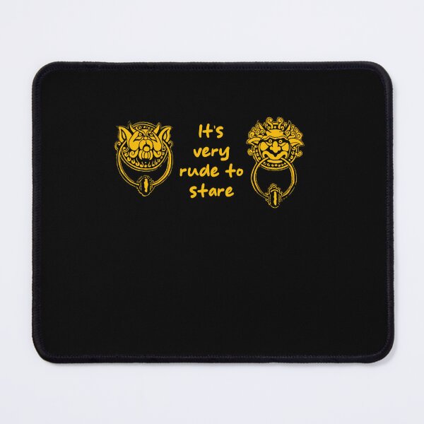 Item preview, It's Very Rude To Stare Door Knocker Movie designed and sold by Mimoun9.