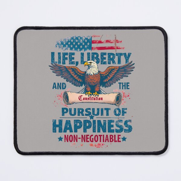 Item preview, Life, Liberty, And The Pursuit Of Happiness Non-Negotiable:  Patriotic Constitution Art designed and sold by elynne9.