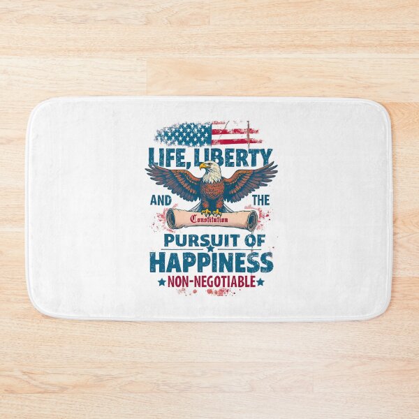 Item preview, Life, Liberty, And The Pursuit Of Happiness Non-Negotiable:  Patriotic Constitution Art designed and sold by elynne9.
