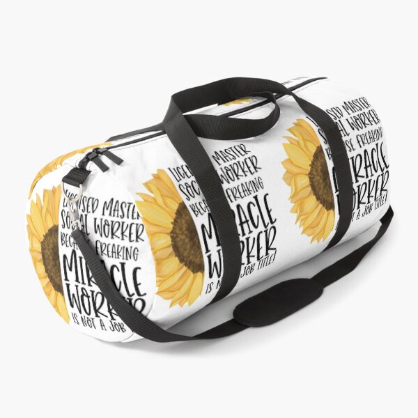 Item preview, LMSW - Licensed Master Social Worker Because Freaking Miracle Worker Isn't A Job Title! - Sunflower designed and sold by TeesYouWant.