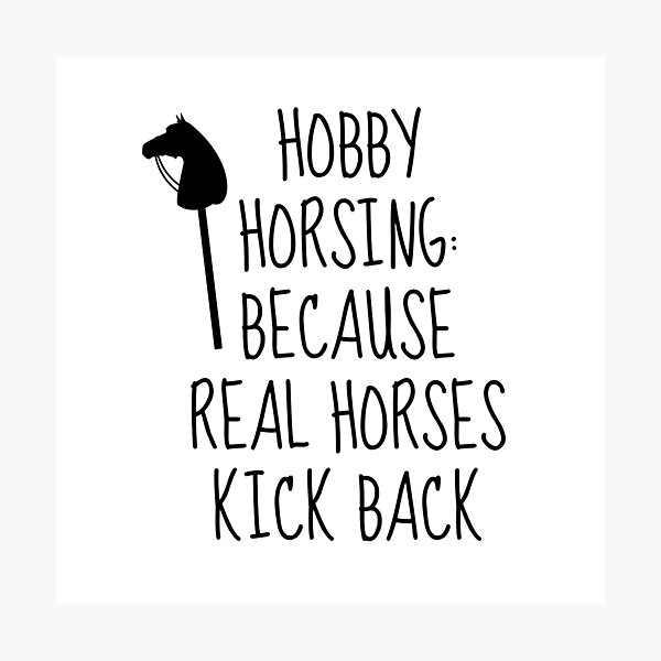Item preview, Hobby Horsing: Because Real Horses Kick Back - Hobby Horse designed and sold by FarmOfCuties.