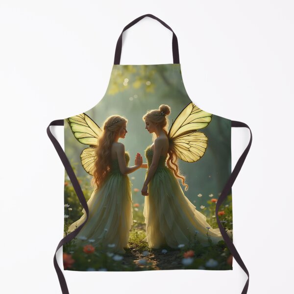Item preview, Two Enchanted Fairies Meet in a Magical Forest designed and sold by vividcrucibledesigns.