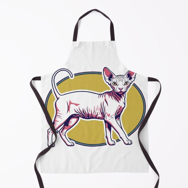 Item preview, Sphynkx cat Vintage Retro Style designed and sold by hemp3x.