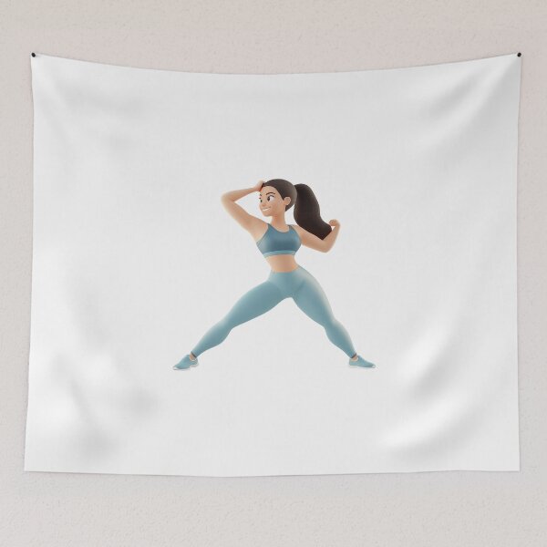 Item preview, Dynamic representation of an active woman  designed and sold by MiraCleAI.