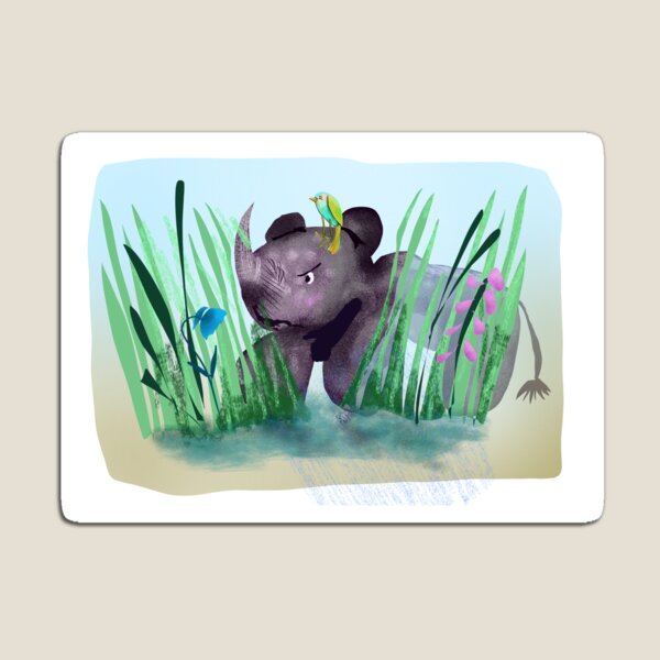 Item preview, Rhino  designed and sold by MegJoyArt.