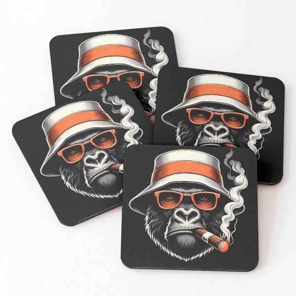 Item preview, Cool Gorilla Smoking Cigar - Urban Street Art designed and sold by Apex-Ape.