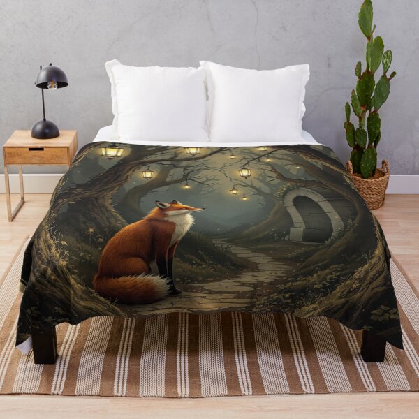 Item preview, Fox and Thirteen Lanterns designed and sold by HabitableMoons.