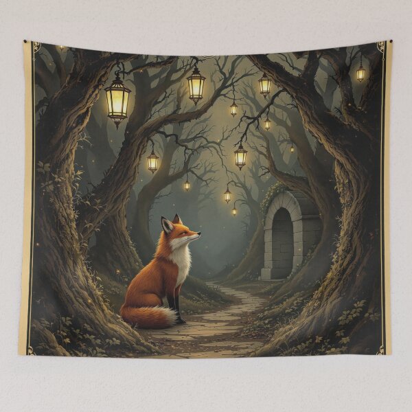 Item preview, Fox and Thirteen Lanterns designed and sold by HabitableMoons.