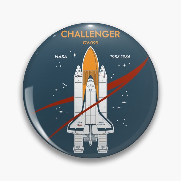 Item preview, Challenger Space Shuttle. NASA 1983-1986. Commemorative Badge designed and sold by BGALAXY.