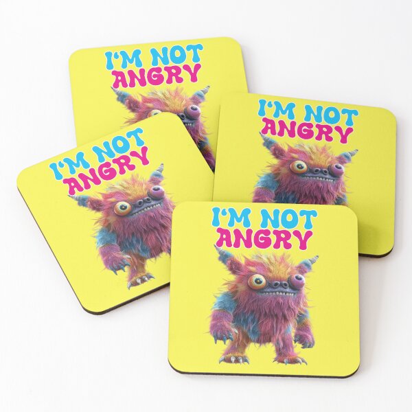 Item preview, I'm not angry, monster meme designed and sold by Mauswohn.