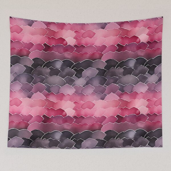 Item preview, Dark Purple Gradient abstract watercolor designed and sold by DigitaICraft.