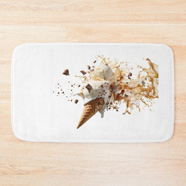 Item preview, Symphony of creamy delight: an ice cream explosion in mid-air designed and sold by MiraCleAI.