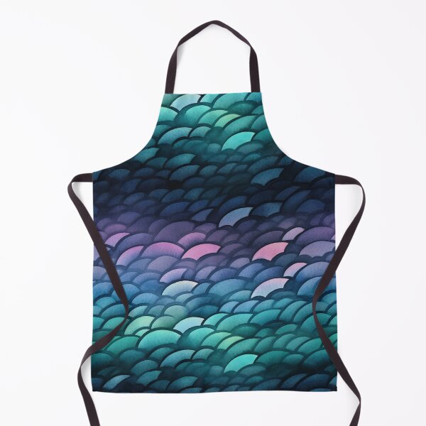Item preview, Irridiscent Blue Scale Watercolor Print, Mermaid Scale designed and sold by DigitaICraft.