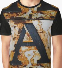 Rusty Letter A Graphic T-Shirt