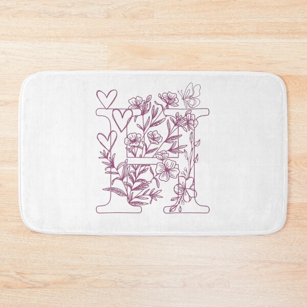 Item preview, Floral H Letter designed and sold by adlkh.