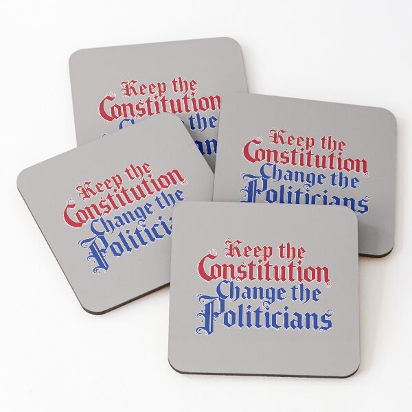 Item preview, Keep The Constitution, Change The Politicians:  Patriotic Art For Constitutional Integrity  designed and sold by elynne9.