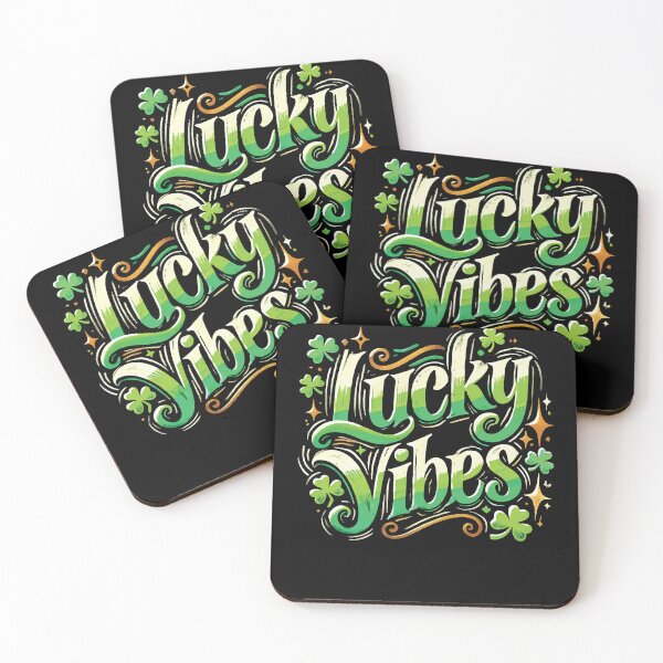 Item preview, St. Patrick's Day Lucky Vibes Kleeblatt designed and sold by LuminOrb.