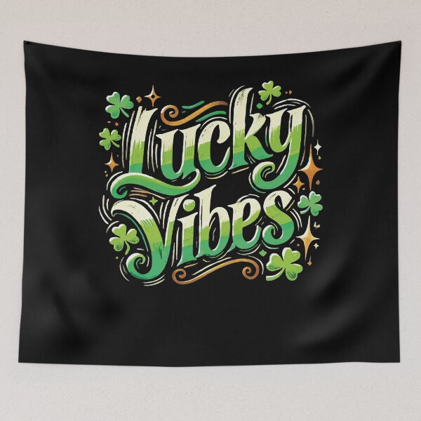 Item preview, St. Patrick's Day Lucky Vibes Kleeblatt designed and sold by LuminOrb.