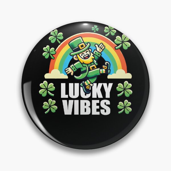 Item preview, St. Patrick's Day Happy Vibes Rainbow designed and sold by LuminOrb.