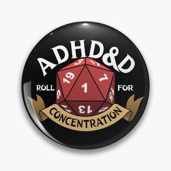 Item preview, ADHD&D designed and sold by ninthstreet.