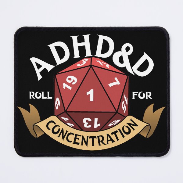 Item preview, ADHD&D designed and sold by ninthstreet.