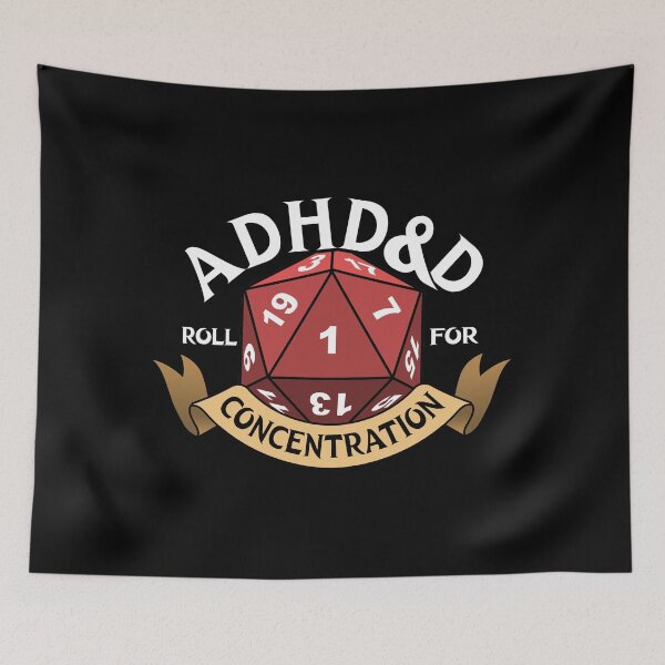 Item preview, ADHD&D designed and sold by ninthstreet.