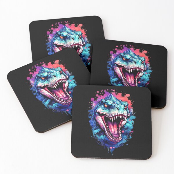 Item preview, Fierce T-Rex – Watercolor Dinosaur designed and sold by MystiqSlav.