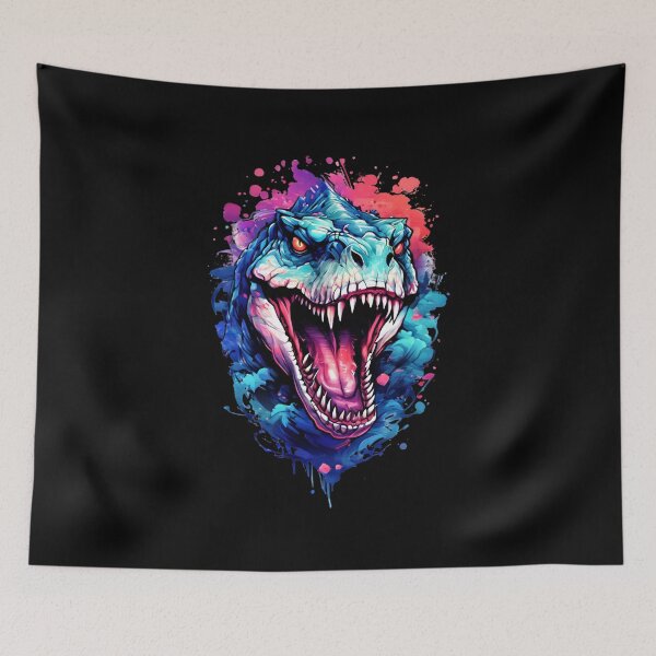 Item preview, Fierce T-Rex – Watercolor Dinosaur designed and sold by MystiqSlav.