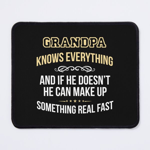 Item preview, Grandpap Knows Everything Funny Fathers Day T-Shirt designed and sold by StreetArtPro.