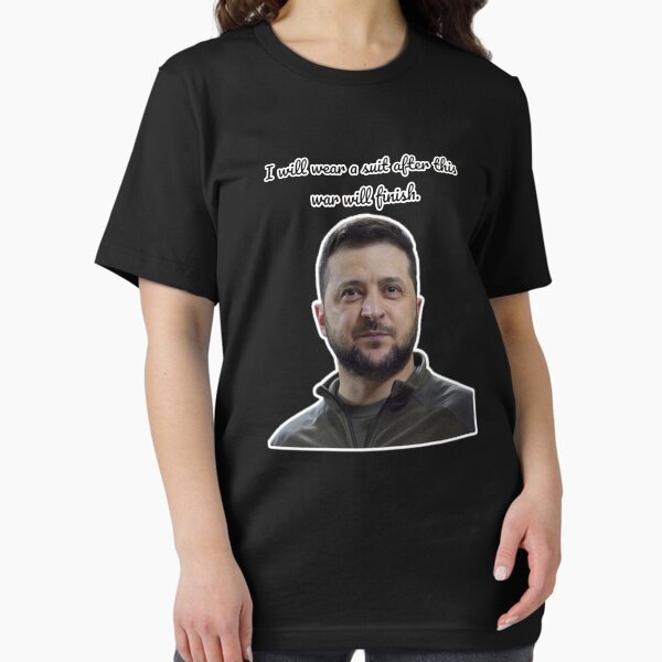 Item preview, Volodymyr Zelensky Suit - T-shirt  designed and sold by ClassicGiftsRo.