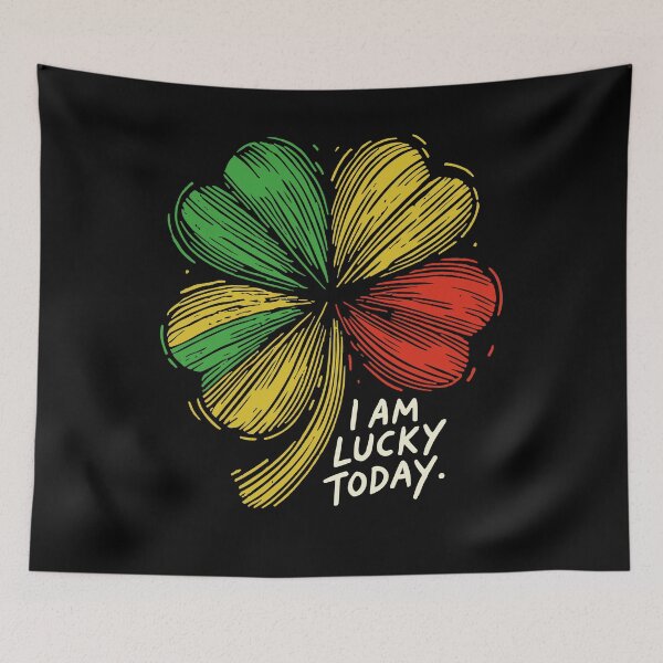 Item preview, St. Patrick's Day Kleeblatt I Am Lucky designed and sold by LuminOrb.