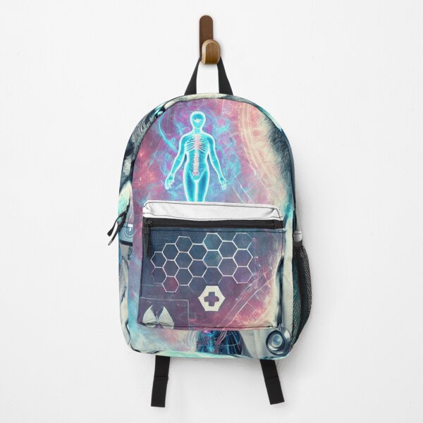 Item preview, Cybernetic Wolf Doctor | Futuristic Sci-Fi Medical Art designed and sold by Warm Bowl Studio.