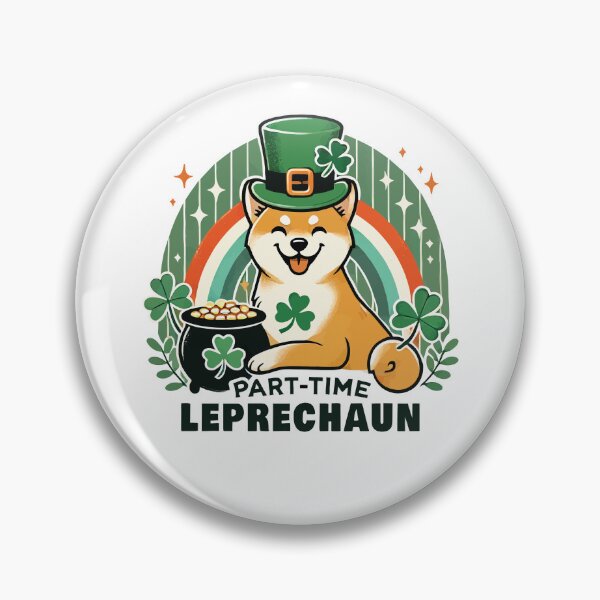 Item preview, Part -time Kobold Hund St. Patricks Tag designed and sold by LuminOrb.