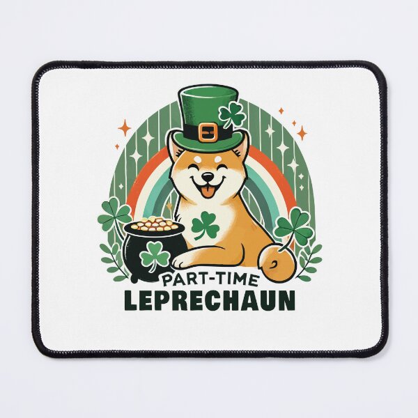 Item preview, Part -time Kobold Hund St. Patricks Tag designed and sold by LuminOrb.