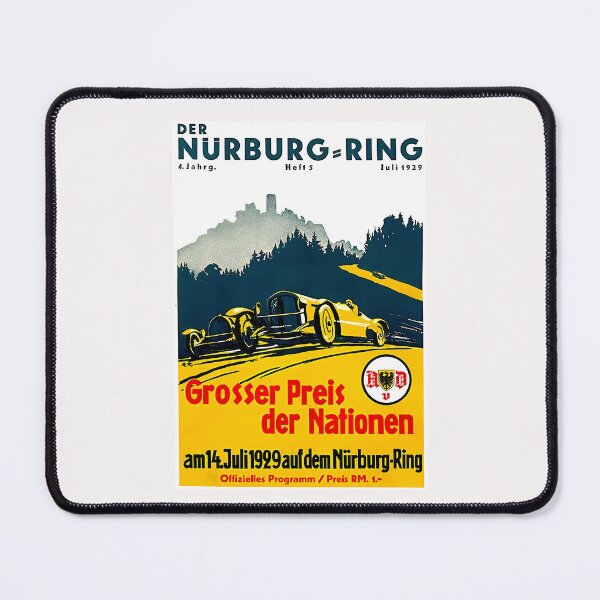 Item preview, Blast from the past art Nurburgring 1929 designed and sold by Helios Be. Lavsh.
