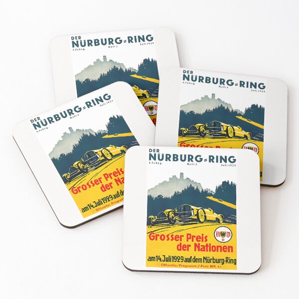 Item preview, Blast from the past art  Nurburgring 1929 designed and sold by Helios Be. Lavsh.