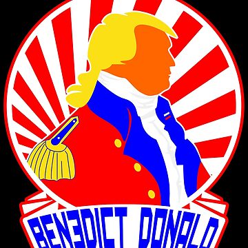Artwork thumbnail, Benedict Donald Anti-Trump Traitor Stickers by EthosWear